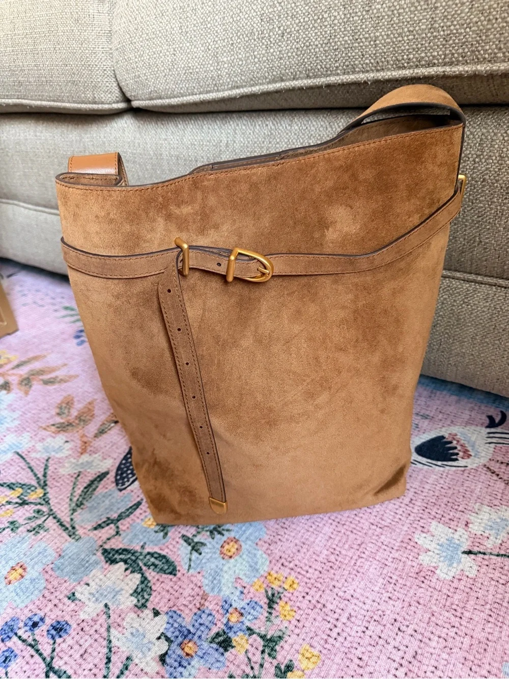 Madewell Suede Belted Bag